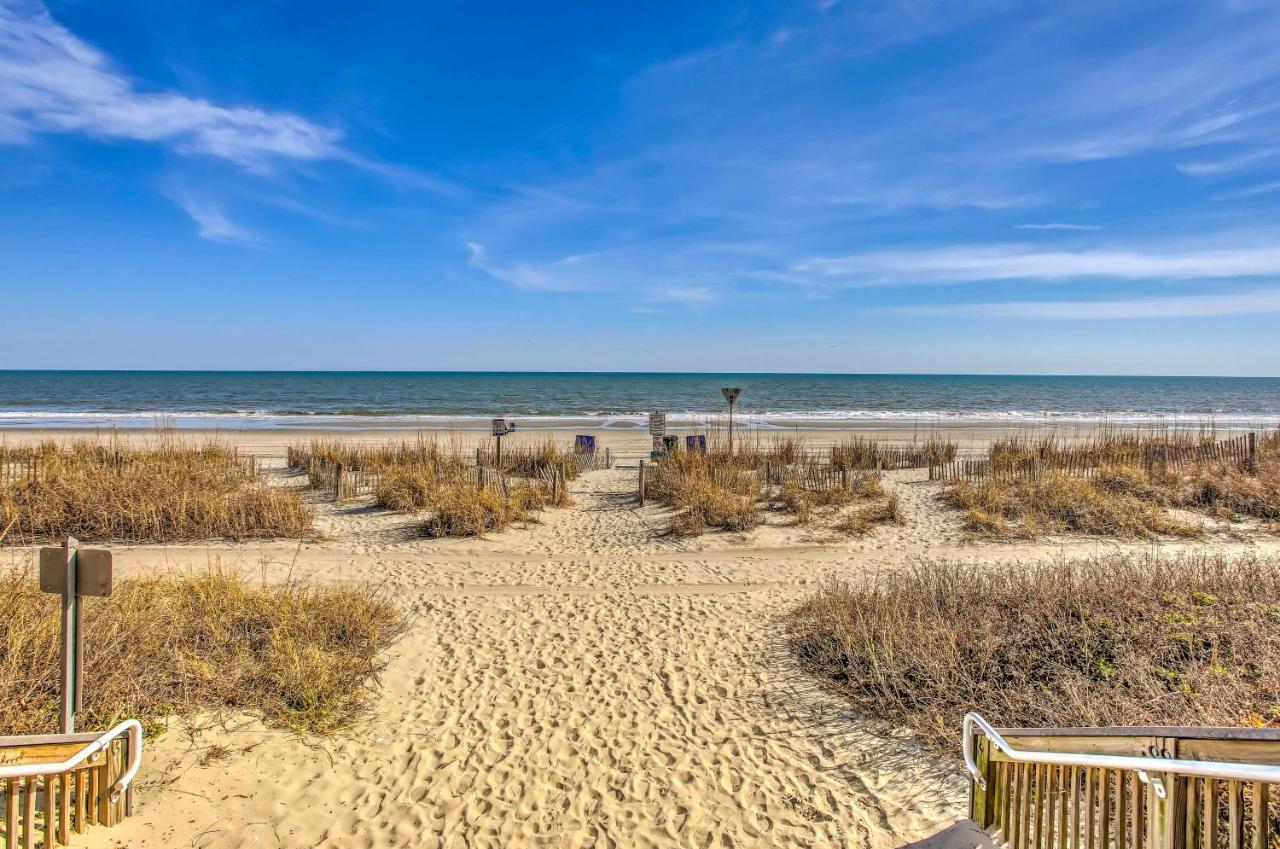 Beachfront Family Condo With View And Pool Access Myrtle Beach Exterior foto